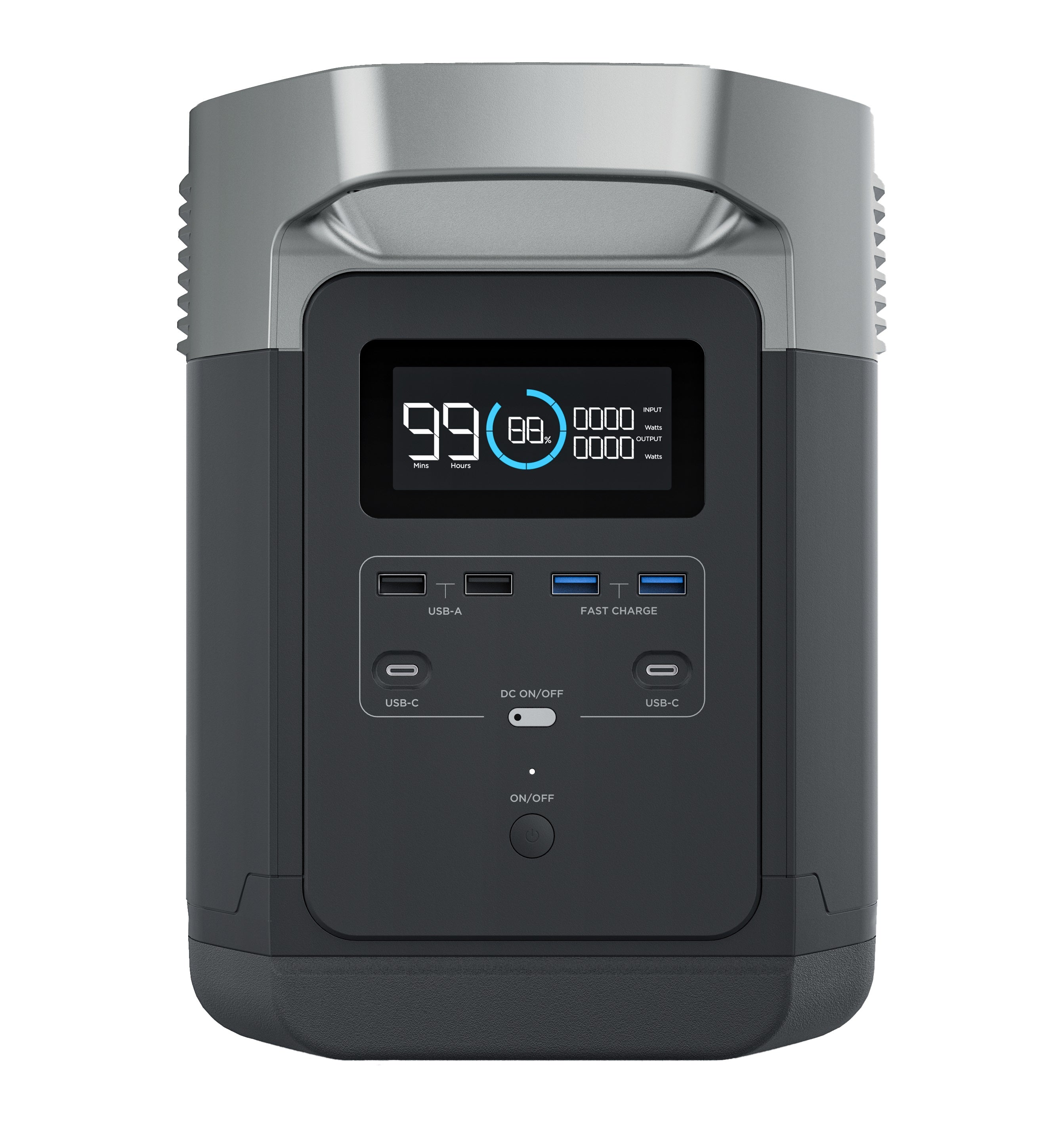 ECOFLOW Portable Power Station DELTA, UPS Power Supply 1260Wh Battery Pack with 6 1800W(3300W Surge) AC Outlets