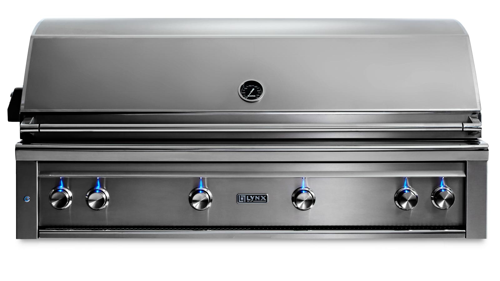 Lynx 54” Professional Built-In Grill with 1 Trident Infrared Burner and 3 Ceramic Burners and Rotisserie (L54TR)